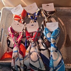 6 Silk Scarf Collection - Multicolor